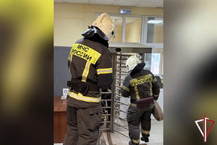 В Самарской области росгвардейцы провели пожарно-тактическое занятие
